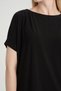 Lycra jersey blouse with crystal detailing on the collar and sleeves. - 7