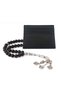 Black Polo Club Card Holder and Onyx Prayer Beads Set in Special Box