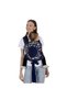 Navy Blue Baby Carrying Wrap - Sling Art-562 - 4
