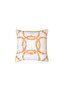 Yellow Bamboo Patterned Special Design 100% Organic Cotton Pillow Case 50 X 50