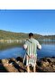 Men's Peshtemal Bathrobe - 100% Cotton; Suitable for Pool, Sea, After Shower Use - Green - 3