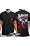 Berserk Anime Front Back Printed Unisex Black Tshirt