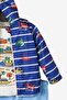 Car Patterned Hooded Cotton Raincoat Baby Set - 3