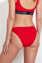 Women's Red Thin Edge Bikini Bottom - 2