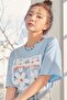 Unisex Serendipity Printed Oversize T-Shirt
