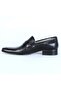 Single Star 1004 Black Neolit 100% Leather Men's Classic Shoes - 2