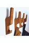 Adhesive Wooden Hanger, Bathroom Hanger, Natural Wood (2 Pieces) - 2