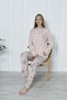 5960 Women's Long Sleeve Relaxed Fit Pajama Set - 3