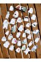 Kawaii Bear Packed Single Sticker Label Set - 2