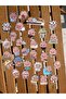 Kawaii Bear Packed Single Sticker Label Set - 4