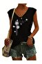 Women's Oversize Loose V-Neck T-Shirt