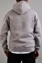 Men's Hooded Basic Sweatshirt Gray - 5