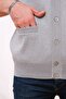 Woolen Men's Knitwear Vest - Light Gray - 6