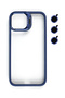 Apple iPhone 15 Pro Case with Camera Stand + Lens Protector Cover - 2