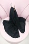 Women's Mother Wool Knitwear Zigzag Ethnic Pattern Winter Black Thick Shoulder Shawl 104 - 5