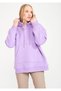Lila Kapüşonlu Sweatshirt - 6