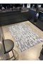 Beige Gray Themed Abstract Abstract Patterned Creative Modern Decorative Carpet 5019 - 4