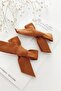 Baby And Kids Linen Bow Clip Buckle Set - 2