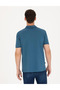 Indigo Slim Fit Polo Collar Basic T-Shirt - 5