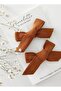 Baby And Kids Linen Bow Clip Buckle Set - 3