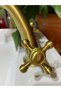 Matte Gold Matte Gold Sink Mixer Antique Gold Sink Faucet Sink Mixer - 3