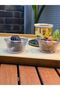 6 Pieces 35 ml 5.5 cm Jam Bowl and Coffee Side Bowl, Sauce Bowl, Presentation Bowl Mini Set of 6 Transparent Color - 3