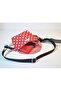 White Polka Dot Small Mini Bag Waist Bag - 7