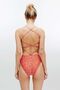 Women's Orange Swimsuit - 5