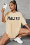Unisex Malibu Printed Design T-shirt