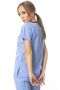 Surgical Doctor Nurse Scrubs Light Blue Jersey Single Top - 5