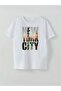 New York City Written Printed Boys' T-Shirt 008