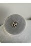 M Letter Silver Color Balloon Pendant,High Letter Necklace - 2