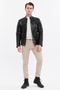 GENUINE LEATHER SPORT COAT - 5