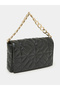 Quilted Clutch Bag with Chain Strap