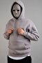 Men's Hooded Basic Sweatshirt Gray - 4