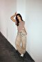 Baggy Jeans with Faded Effect and Stitching Detail - 5