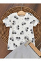 Summer Waffle Shorts Set for Baby Boy - Car Printed - 4