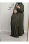 Mother Girl One-Piece Prayer Dress Combination Prayer Gown 2Pcs (Sizes in Description)
