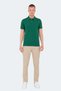 Vale Ktn Men's Polo Neck Green T-Shirt - 7