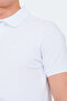 Vale Ktn Men's Polo Neck White T-Shirt - 5