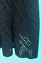 Women's Mother Wool Knitwear Zigzag Ethnic Pattern Winter Black Thick Shoulder Shawl 104 - 7