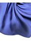 Navy Blue Dress Shirt Rack Silk Satin - 3