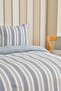 Rosery Double Yarn Painted Duvet Cover Set Blue - 5