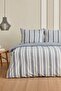 Rosery Double Yarn Painted Duvet Cover Set Blue - 3