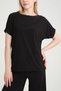 Lycra jersey blouse with crystal detailing on the collar and sleeves. - 5