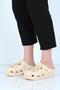 E800-6 Fiesta Beige Eva Women's Embellished Casual Slipper