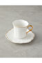 Twist New Bone China 12 Piece Coffee Cup Set for 6 People Gold - 3