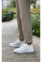 Tugerdi White Knitwear Sports Shoes - Light Sole, Stylish Men, TGE230962 - 5
