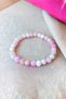 Jade Bracelet, Light Pink Bracelet, Women's Bracelet, Colorful Bracelet, Youth Stone, Emperor Stone