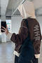Unisex Dream Printed Oversize Two Color Sweatshirt Hoodie - 3